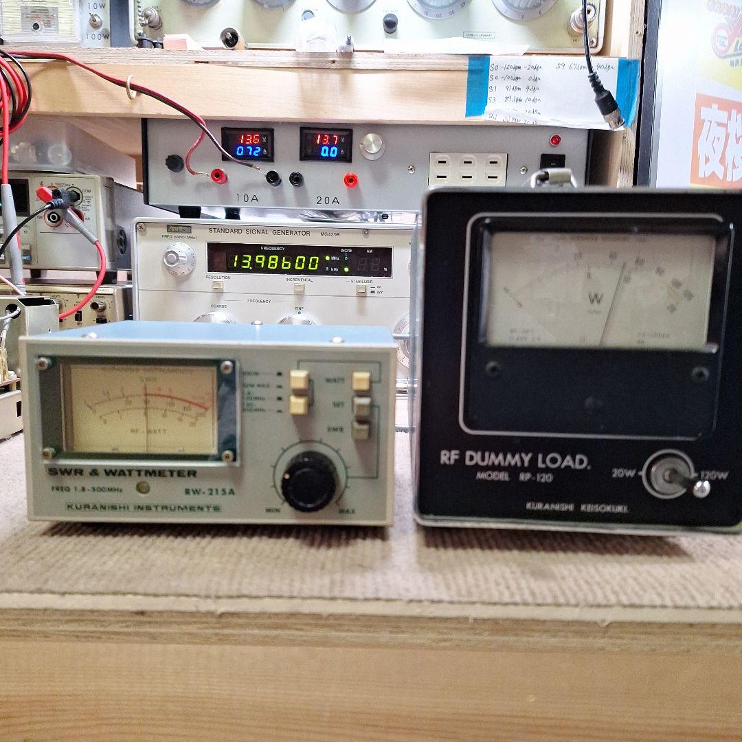 クラニシ　RW-215A　SWR計と接続ケーブル