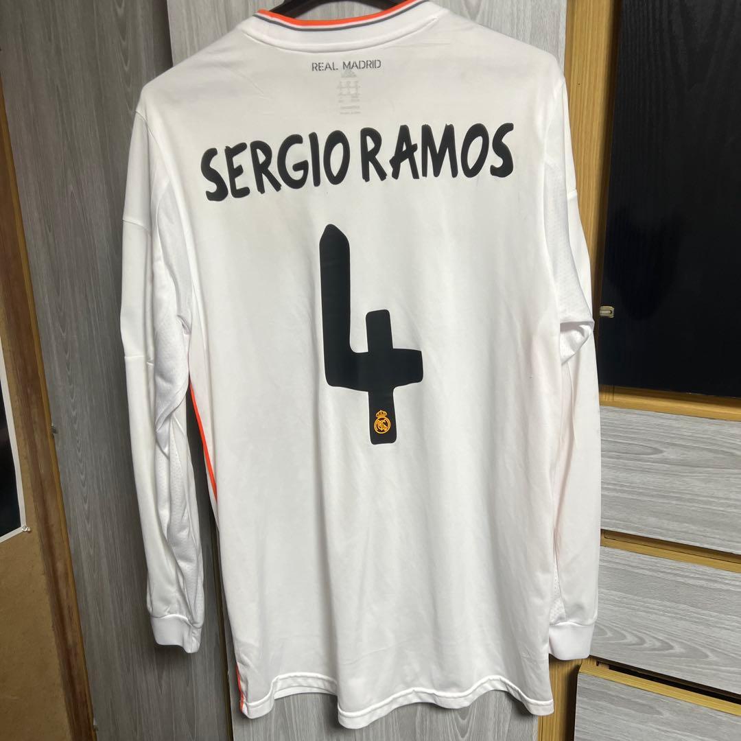 13/14 レアル・マドリード ホーム #4 セルジオラモス 長袖ユニフォーム