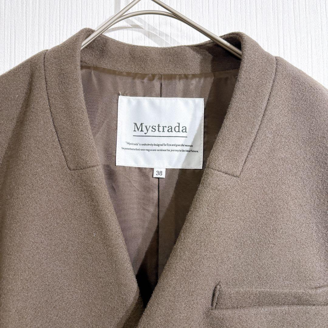 美品◇即完売品　マイストラーダ　トレンチジレワンピース　ロング　ベルト　ブラウン