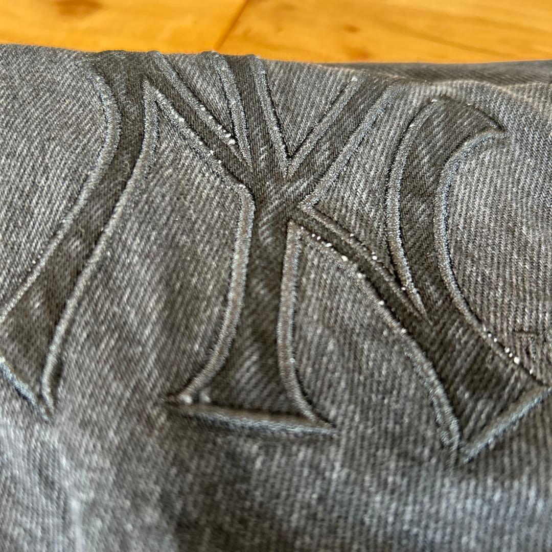 Supreme Yankees エンボス デニム ジャケット S