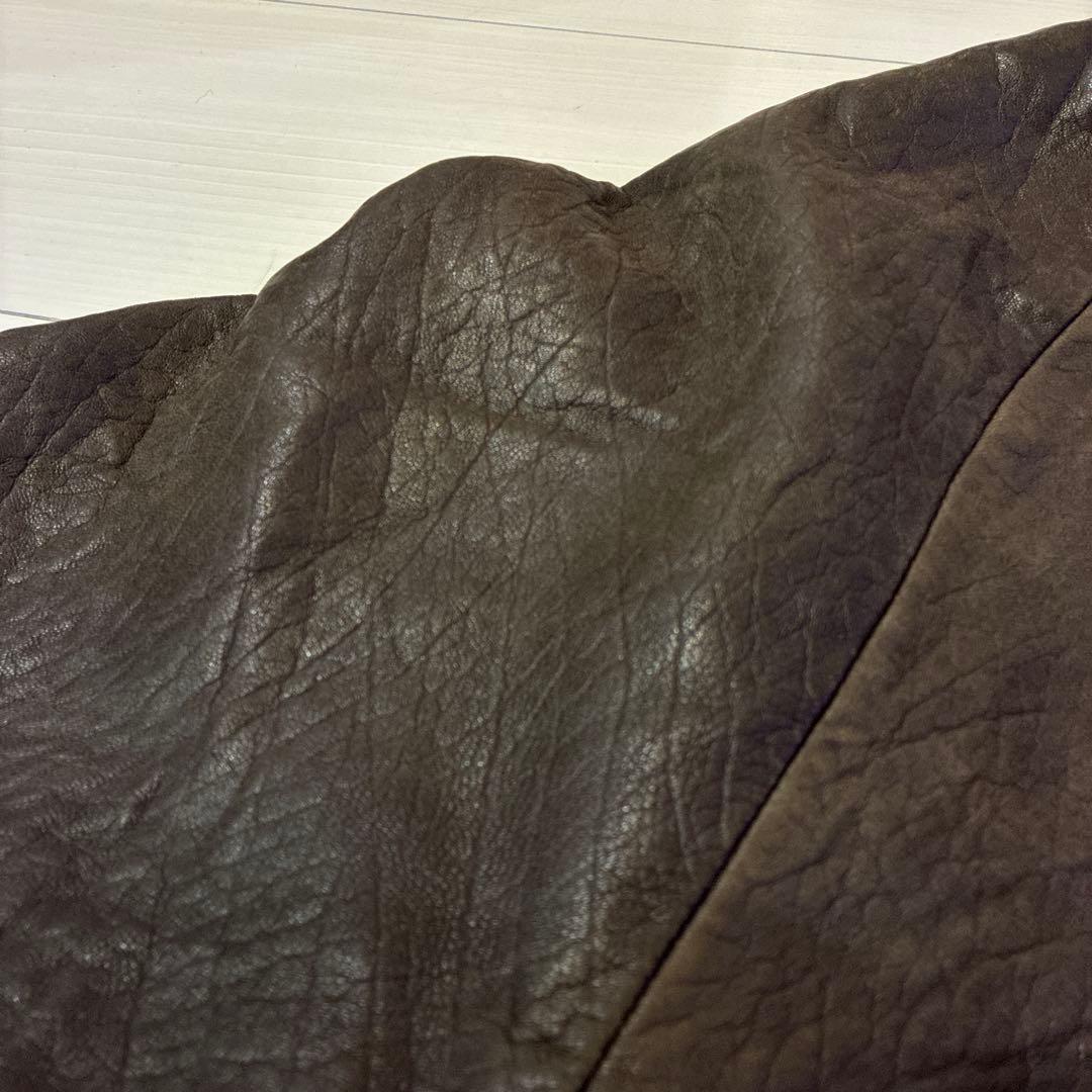 Y*n様 ヴィンテージ Wilsons レザージャケット ブラウン 本革 シボ