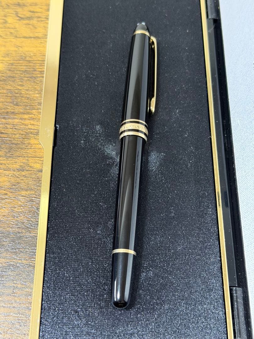 新品未使用　144 バイカラー　14金　ゴールド　モンブラン　万年筆　F 吸入器