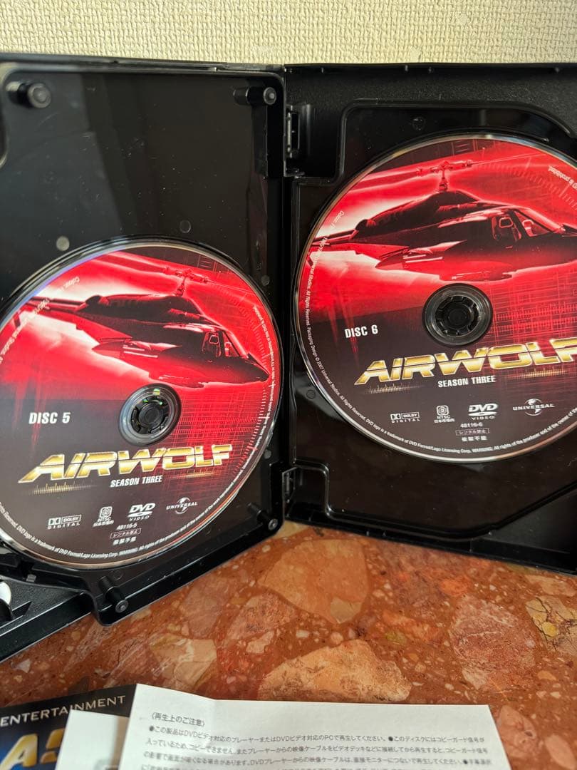 超音速攻撃ヘリ エアーウルフ DVDセット シーズン1〜3（管理No.4）