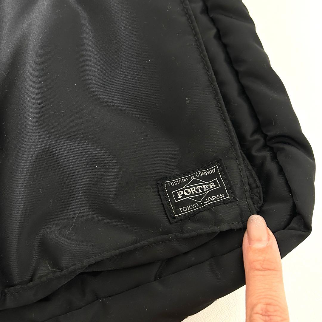 【美品】PORTER 吉田カバン ポーター タンカー トートバッグ ブラック