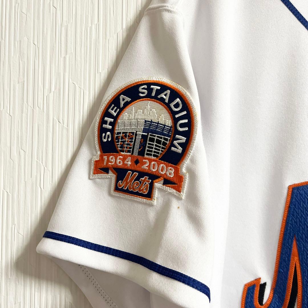 USA製　Majestic メッツ ベースボール シャツ メンズ 44 タグ付き