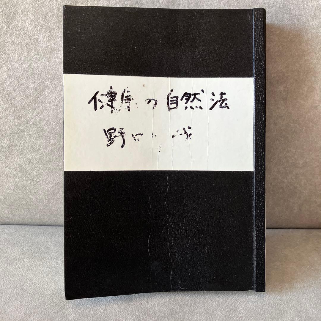 【⚠️入手困難なおまけつき】野口晴哉①病人と看病人②健康の自然法コピー（おまけ）