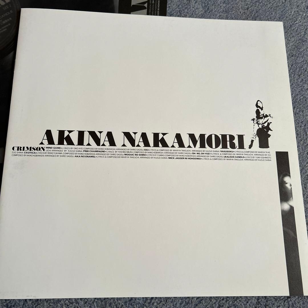 中森明菜　クリムゾン&ビターアンドスイート、パンフレット付き