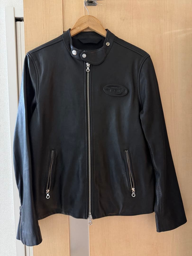 【ASH 着用】DIESEL シングルライダース レザージャケット
