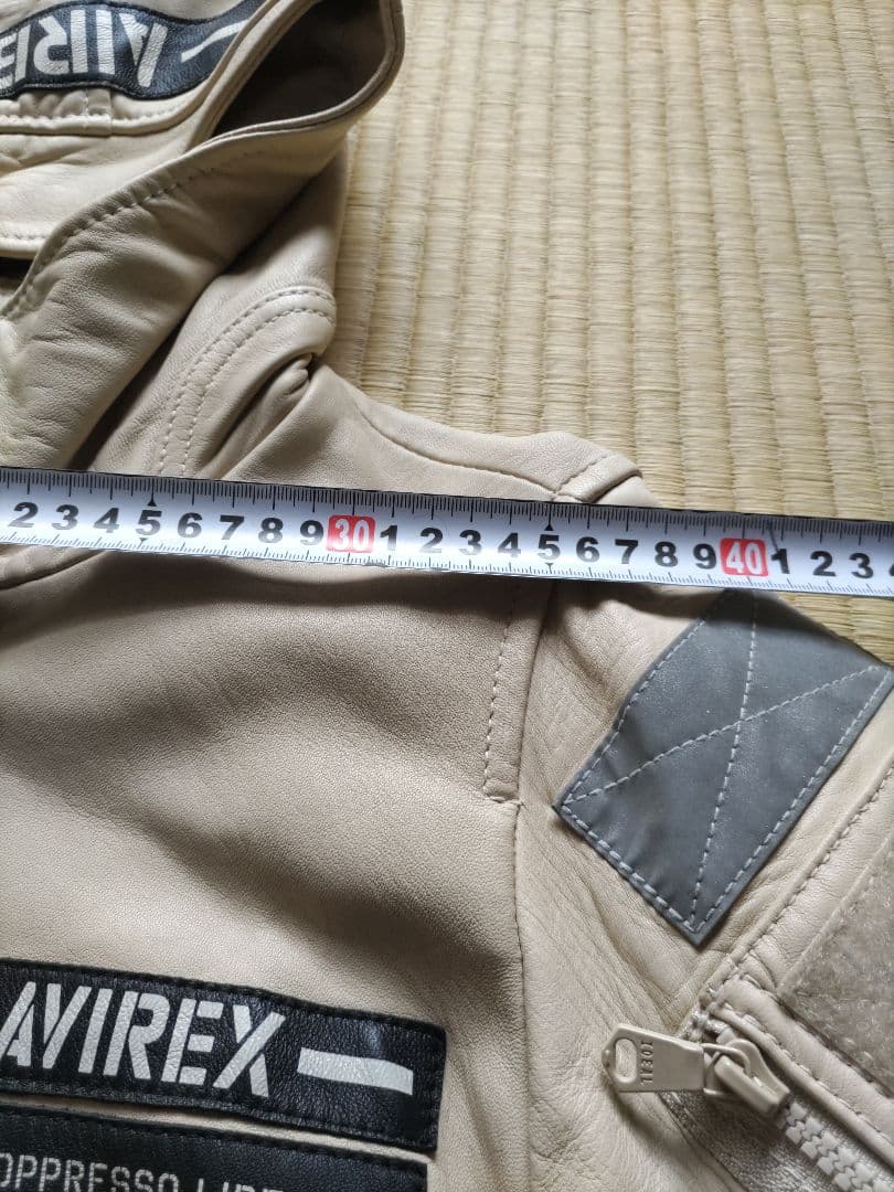 AVIREX　ラムレザー HALO　超美品　トロトロな柔らかさ