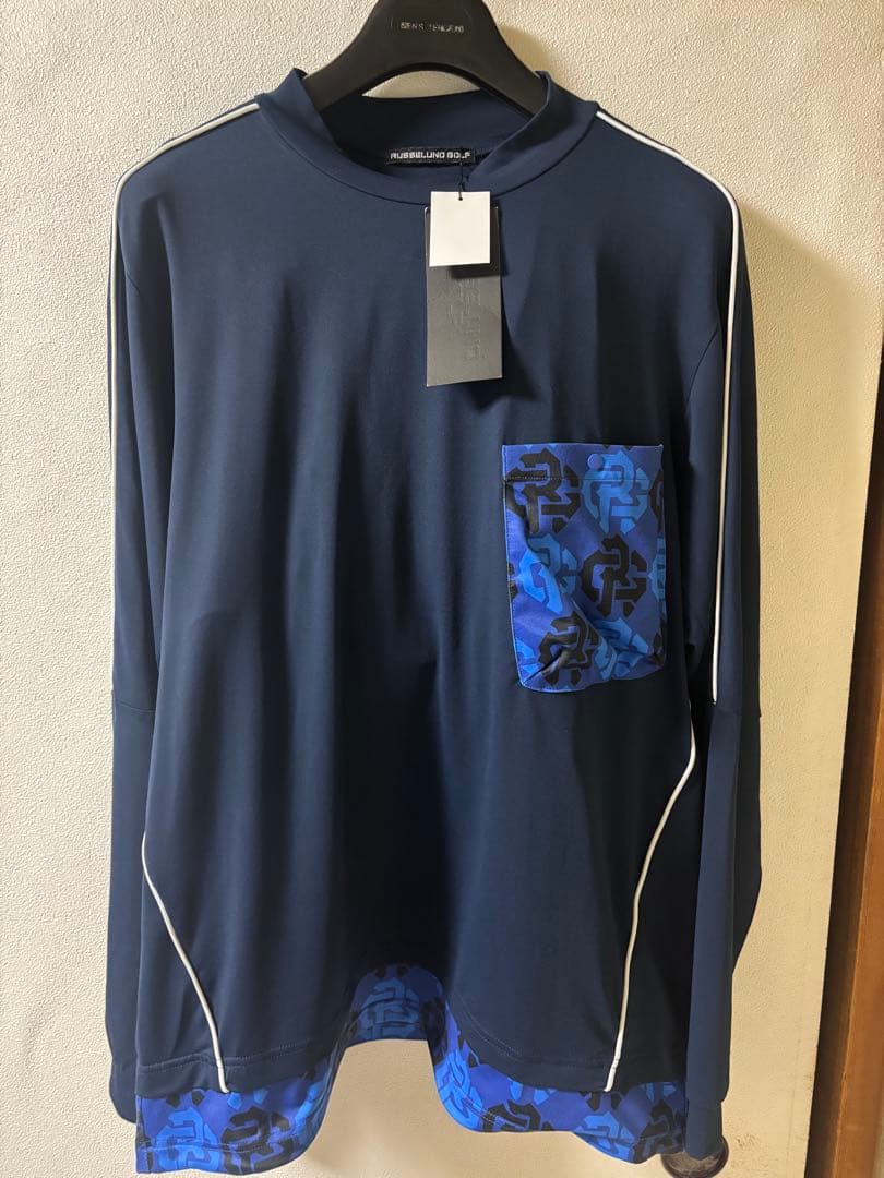 【新品・定価6.2万】ラッセルノ ゴルフ セットアップ モックネック 上5 下7