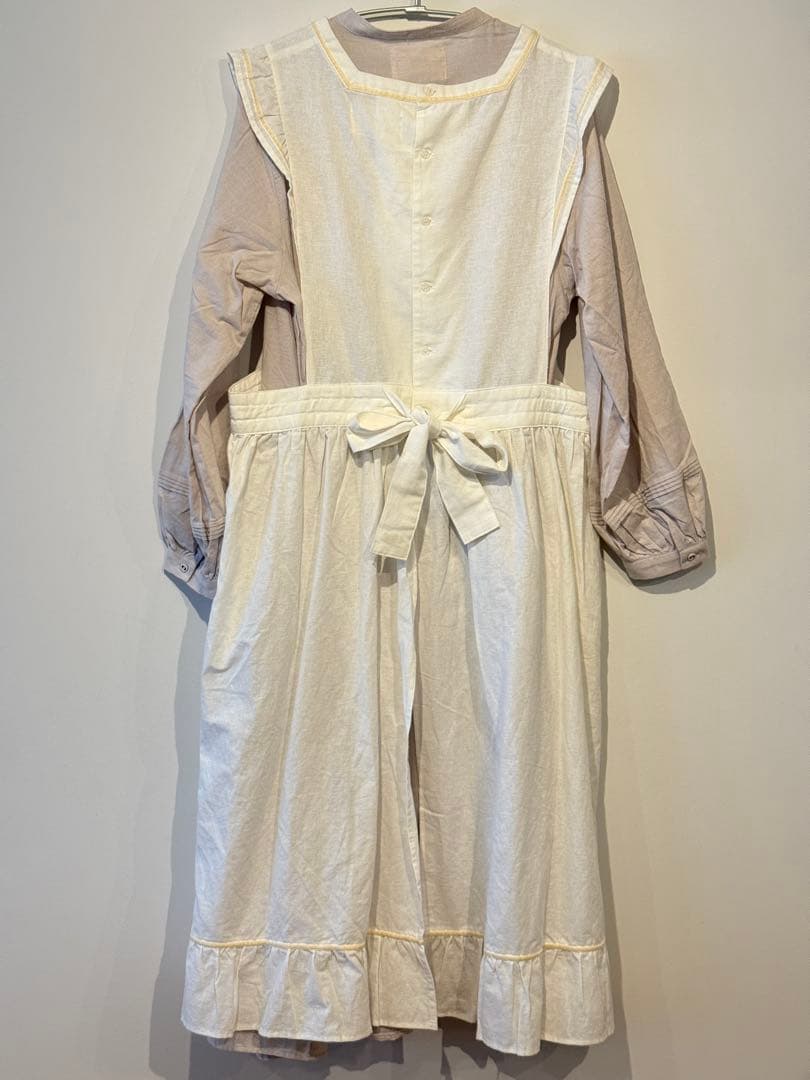 Alice ✖️ Samansa Mos2 ワンピース　エプロンワンピース