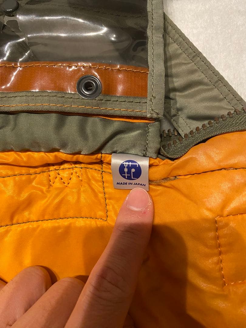 希少 PORTER ヘルメットバッグ 2way タンカー セージグリーン 傑作