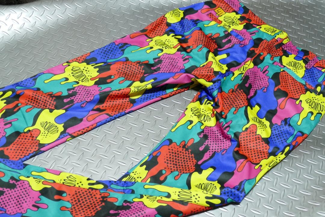 ★秋冬★ラウドマウスゴルフ★ボンディングパンツ★L★Comical Blot