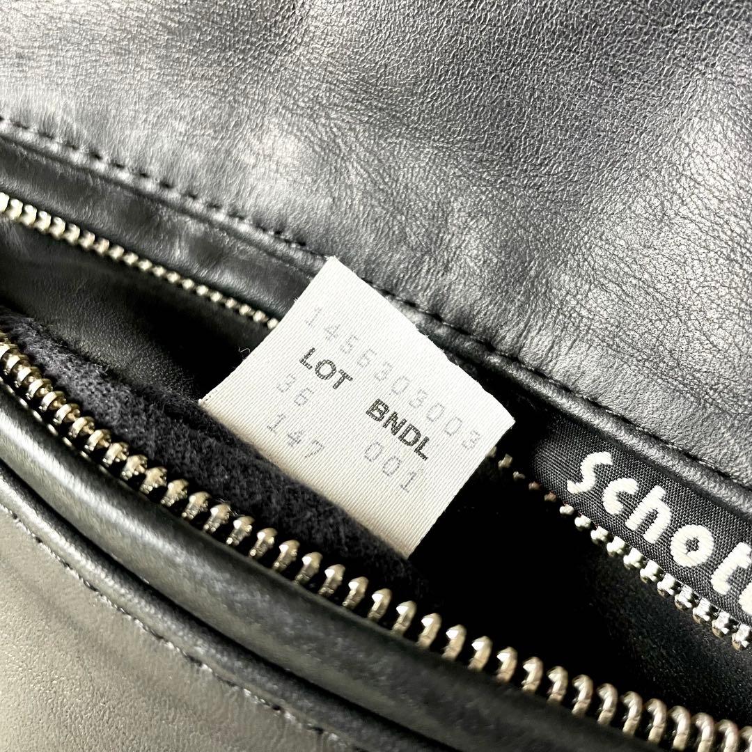 ◆美品/2way/現行◆ショット シングルライダース レザージャケット 147