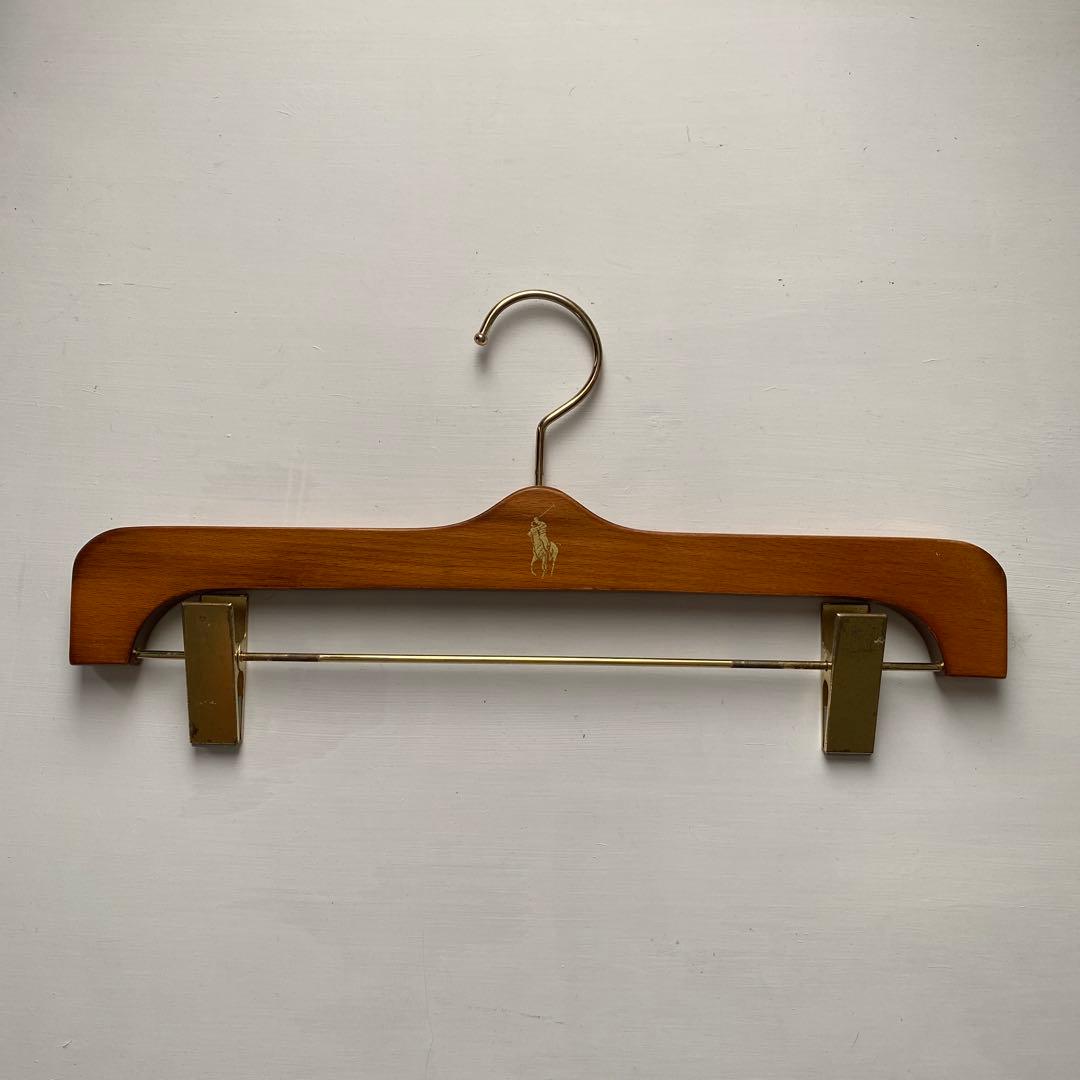 ラルフローレン　ハンガー　ボトムス用　木製　6本セット