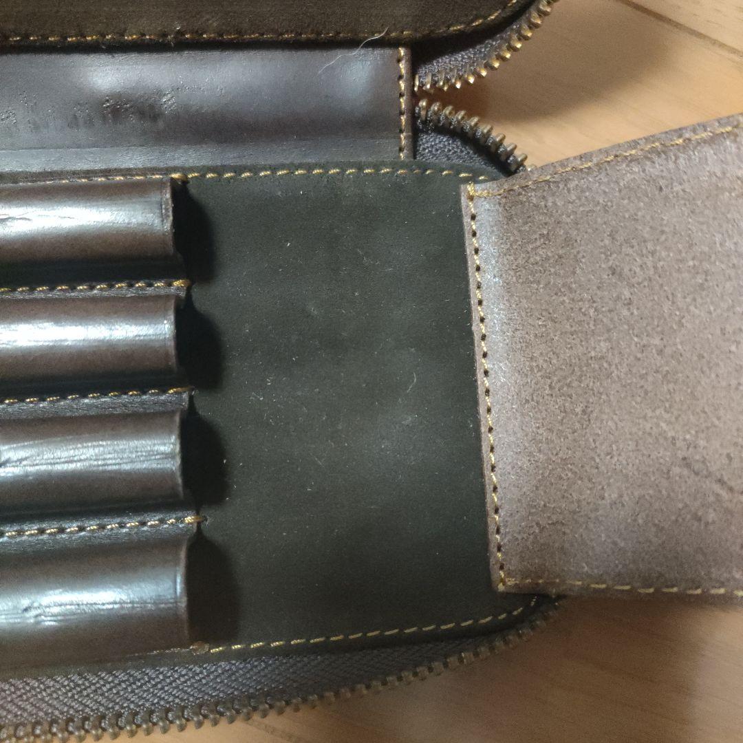 バハギアクラフト　ラウンドジップペンケース