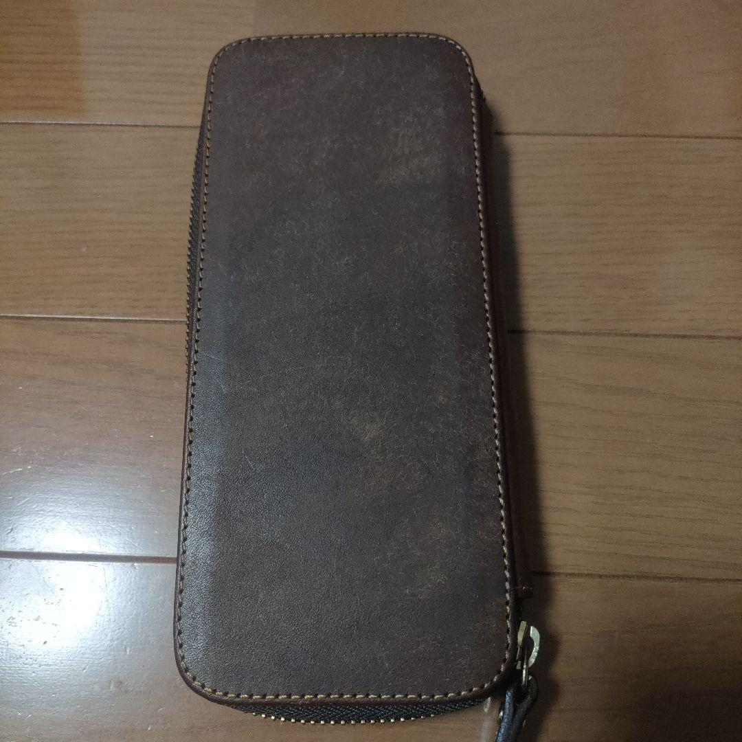 バハギアクラフト　ラウンドジップペンケース