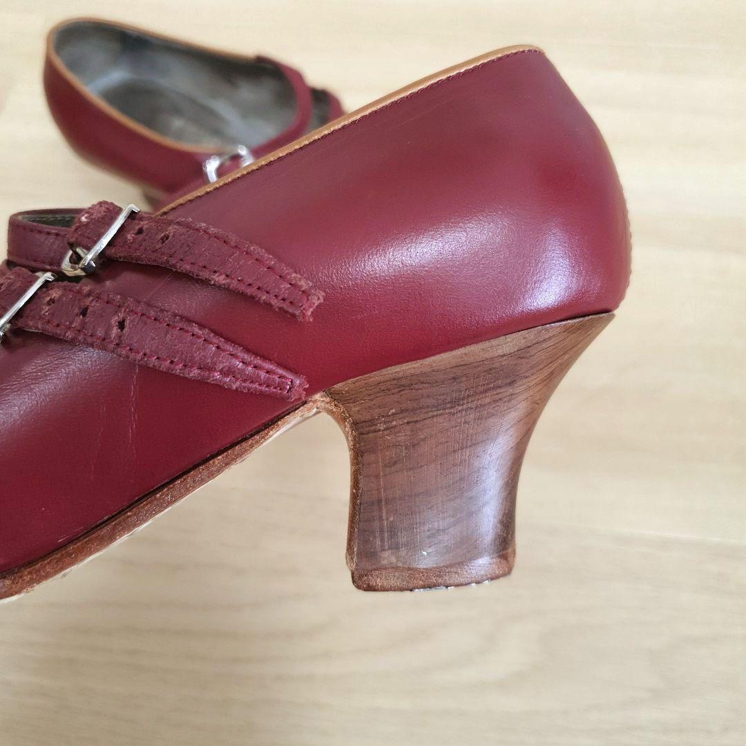 Senovilla セノビージャ フラメンコシューズ 5 1/2 レッド