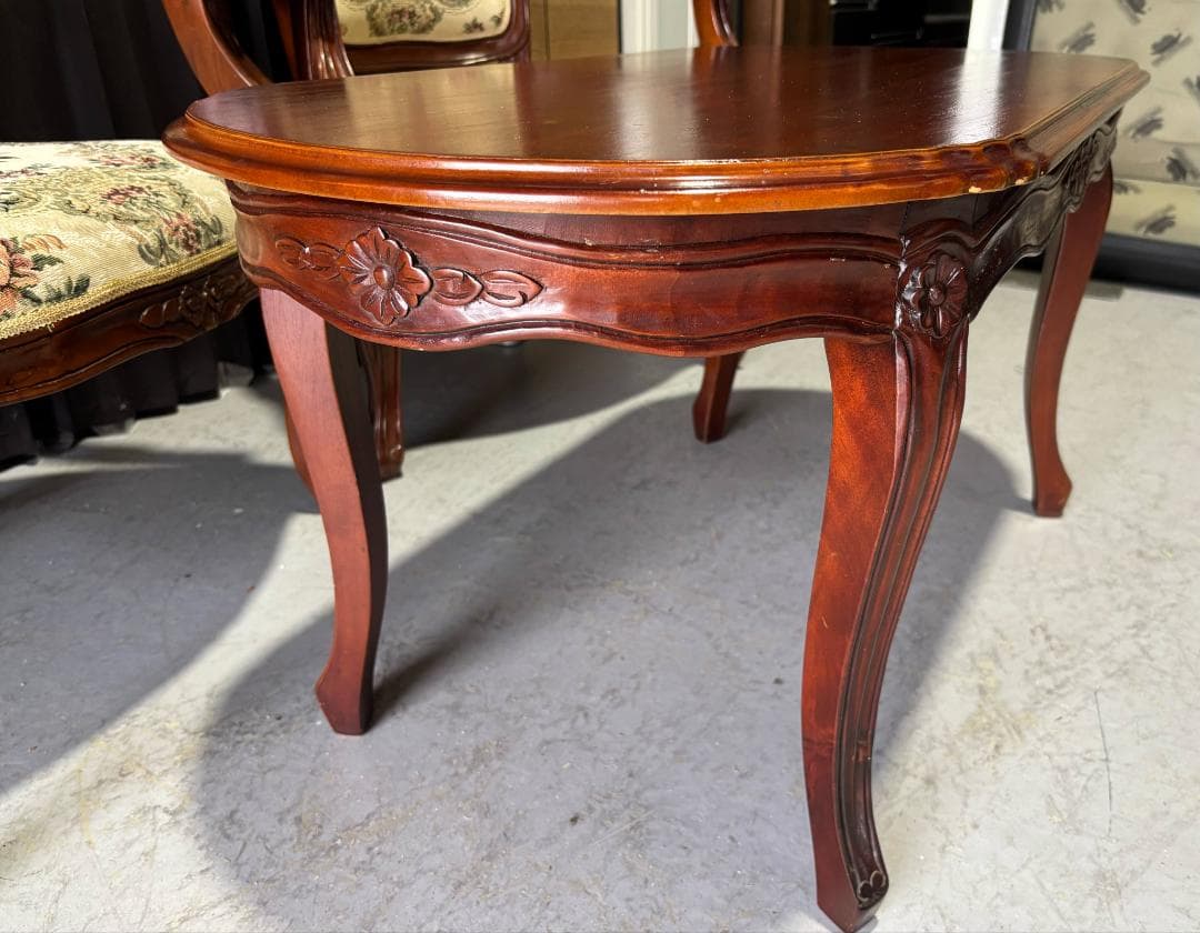 アンティーク 猫脚センターテーブル、ローテーブル ヴィンテージUsed