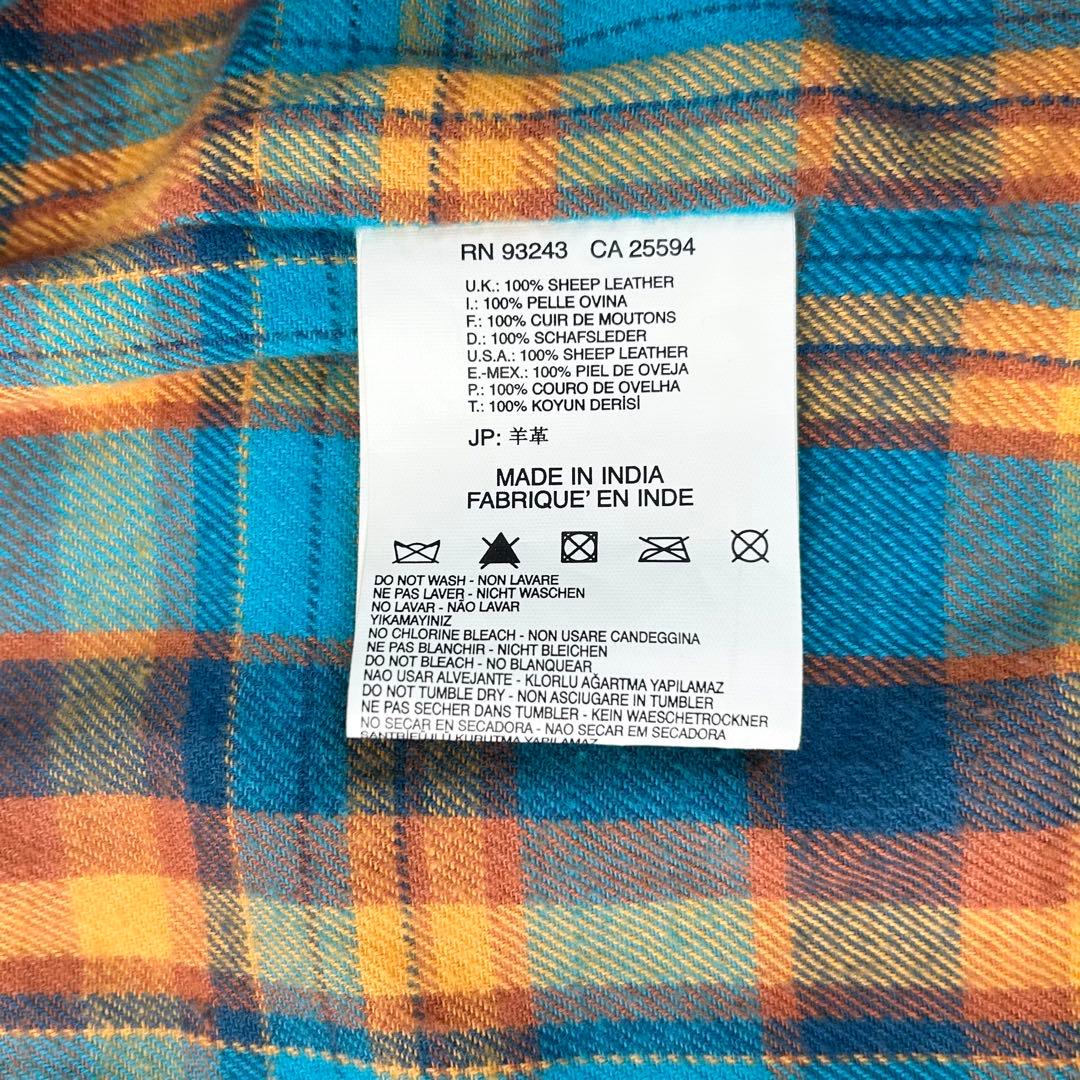 DIESEL レザージャケット 羊革 ミリタリー Sブラウン シープレザー