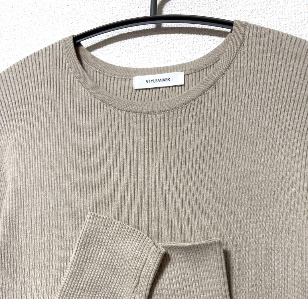 STYLEMIXER コンビネーションフォルムニットワンピース スタイルミキサー