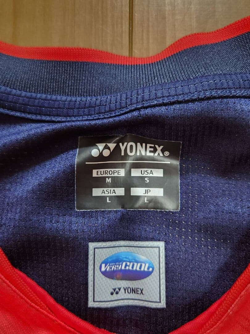 極美品 ヨネックス YONEX バドミントン ゲームシャツ メンズ Lサイズ
