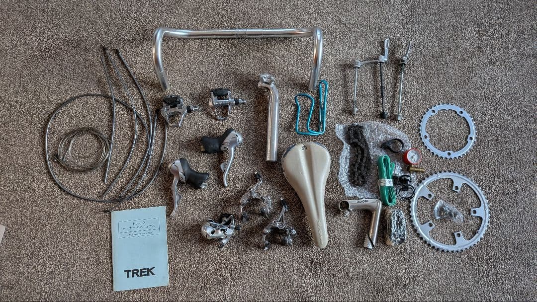 【】35年前ロードバイク-部品全て揃ってます。