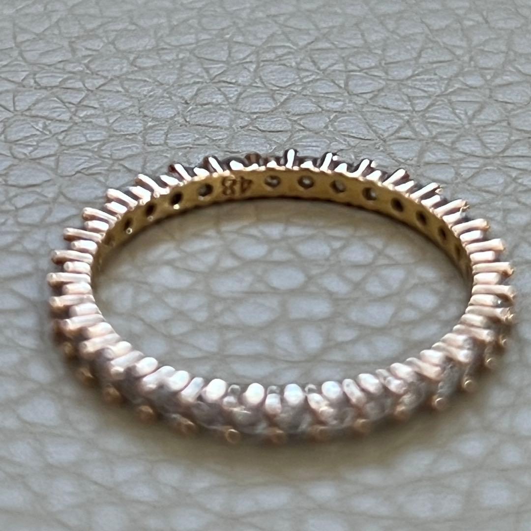 スワロフスキー SWAROVSKI リング 48 指輪 ローズゴールド