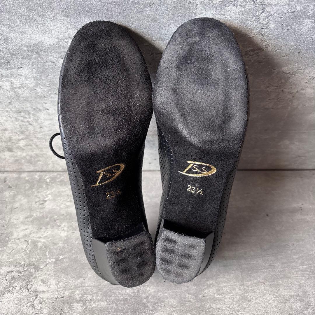 【美品】セキネ　ティチャ−ズシューズ 23.5㎝　ブラック　社交ダンスシューズ