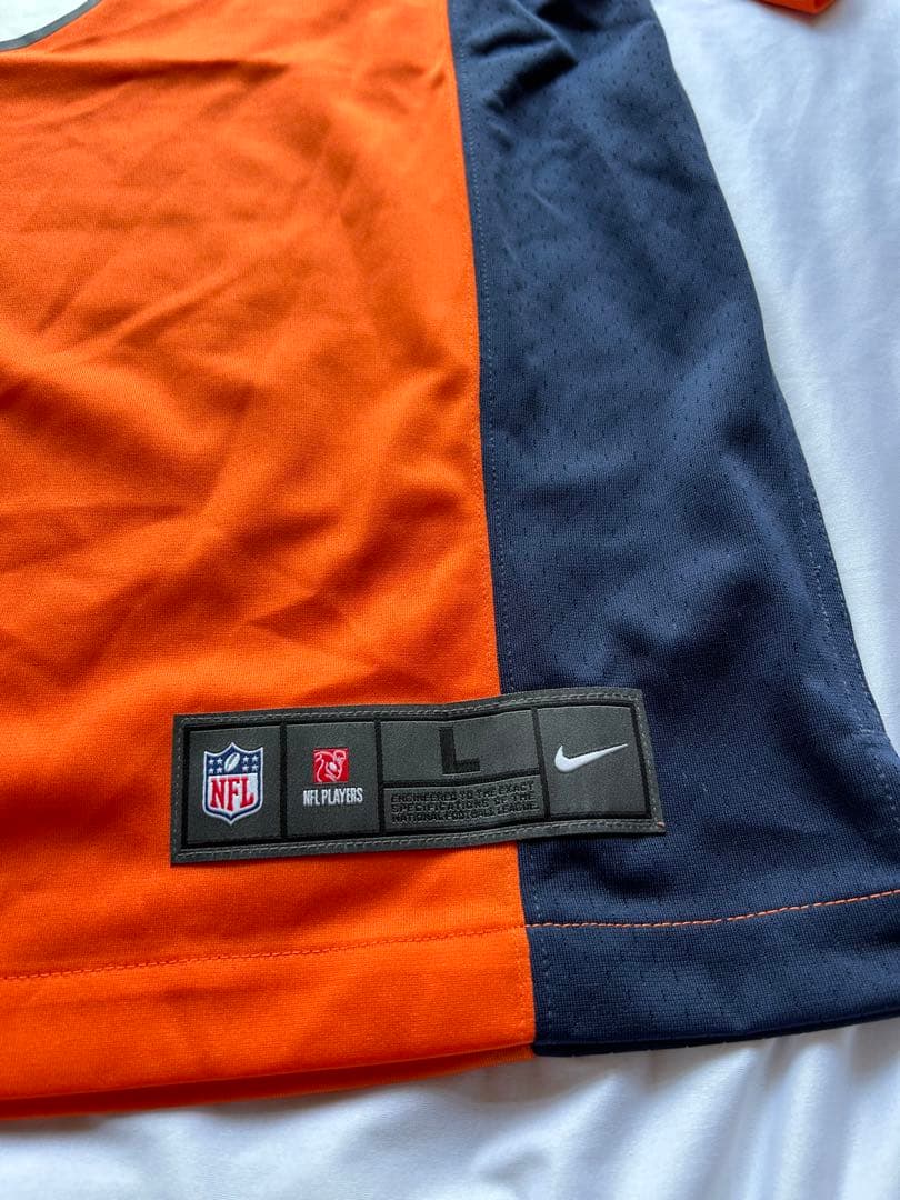 値下げ 新品未使用 L NFL ブロンコス ラッセル ウィルソン ユニフォーム