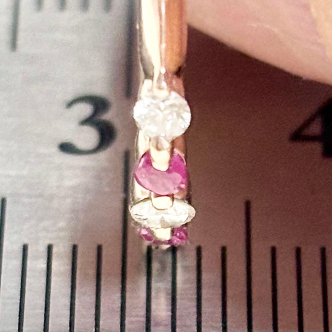 ふ*な様 k10PG ダイヤ ルビー リング