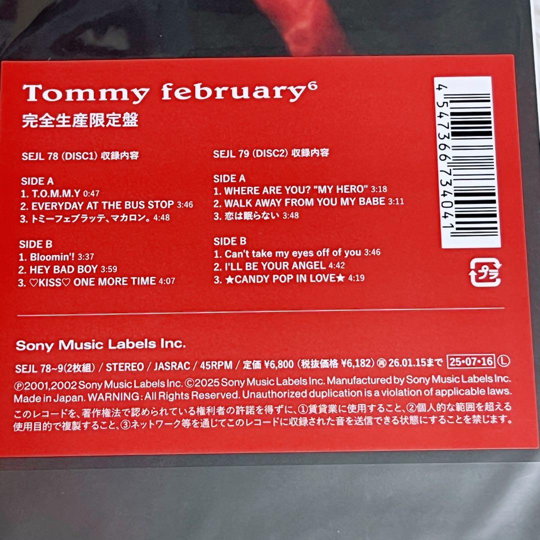  february6 完全生産限定盤　アナログ盤　新品未開封