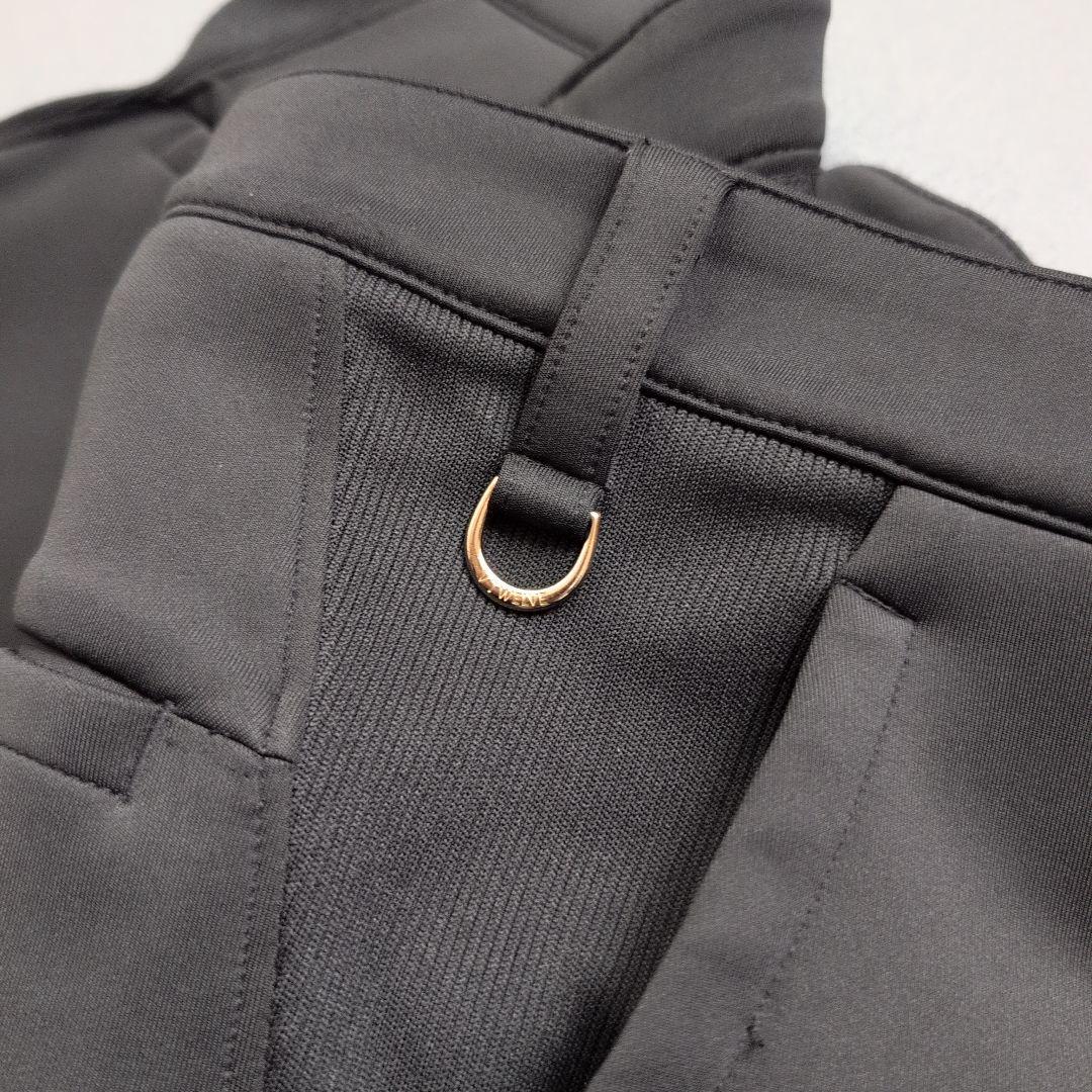 【未使用・完売品】ヴィトゥエルブゴルフ　ダンボールニット素材　ジョガーパンツ　黒