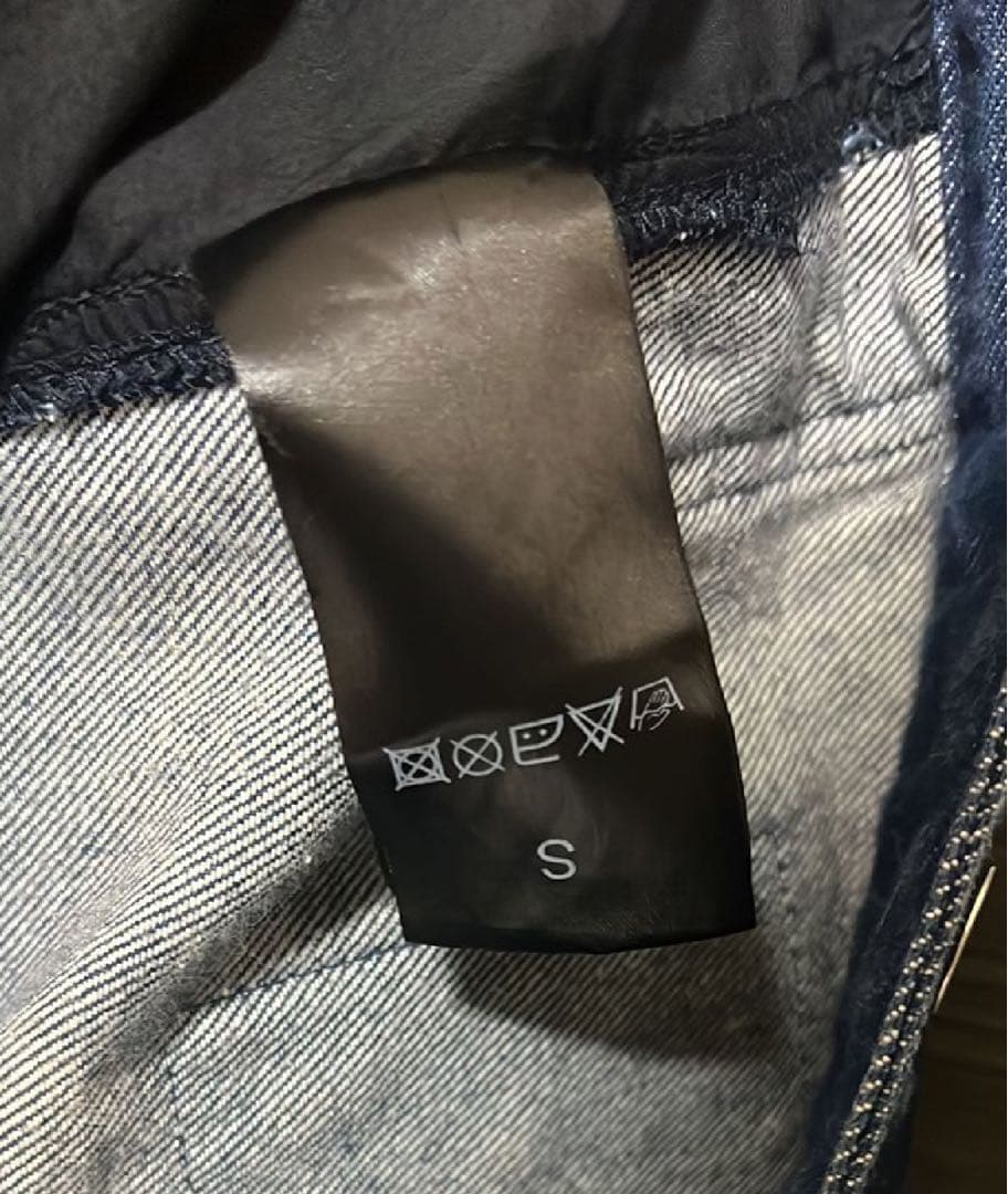 ラフシモンズ 18SS オーバーサイズデニムジャケットコート Sサイズ