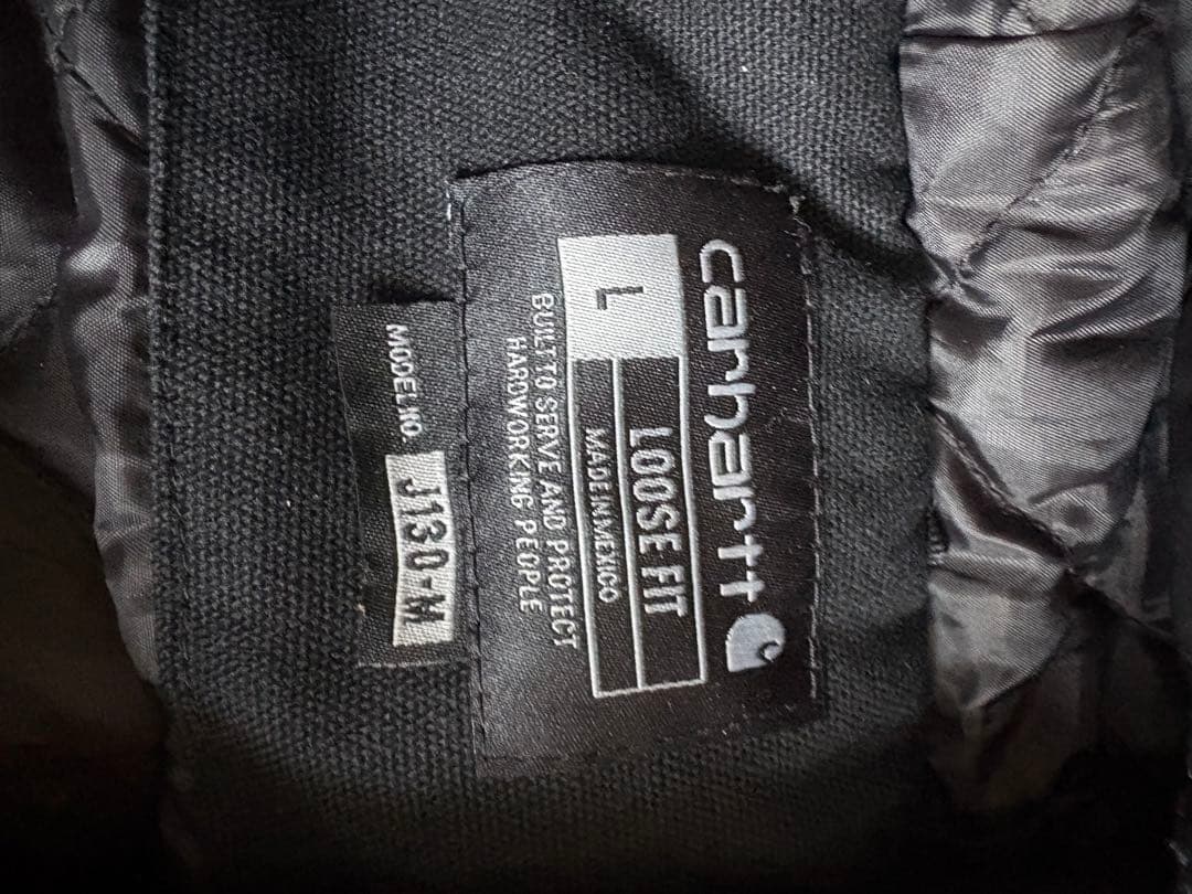Carhartt ブラック アクティブジャケット カーハート Lサイズ