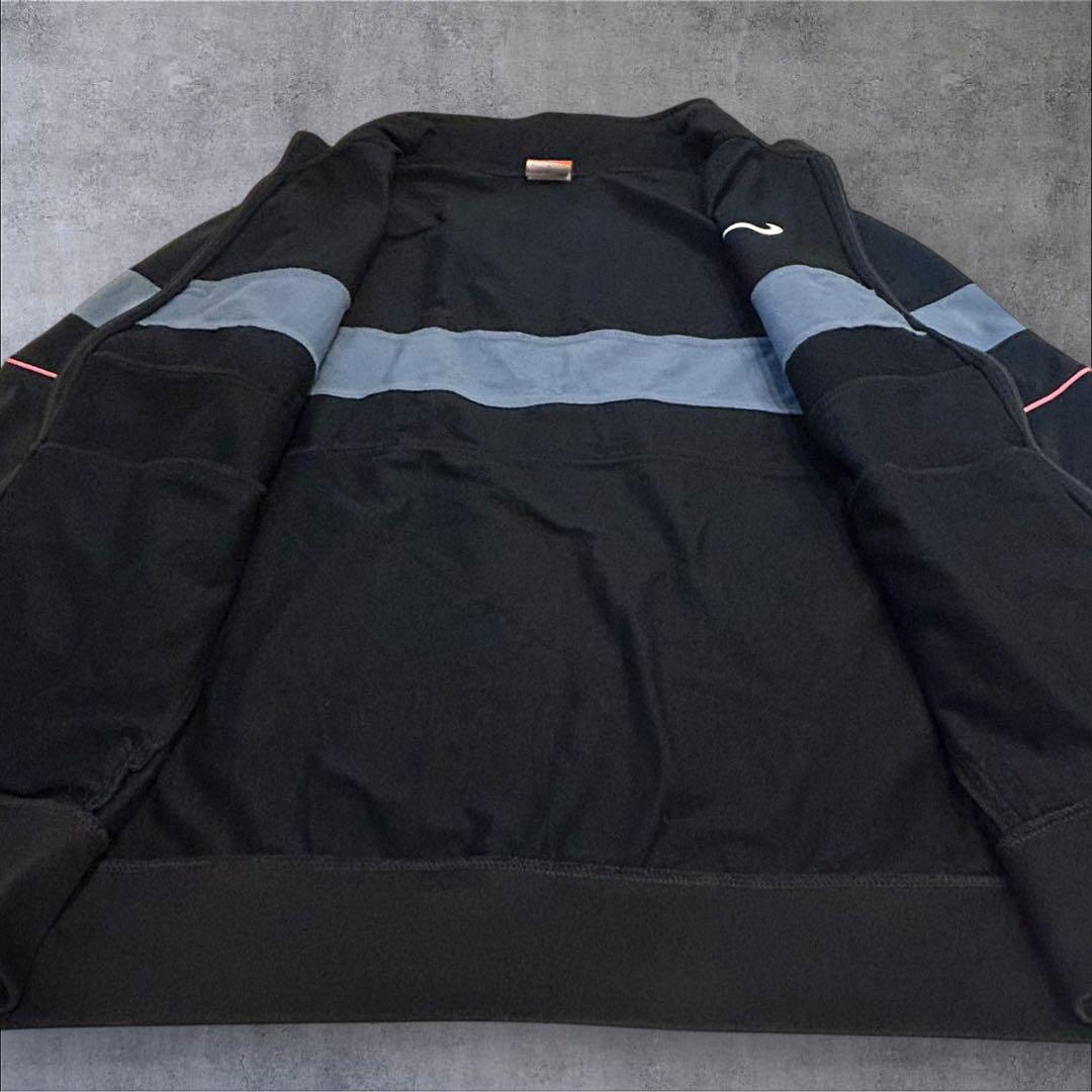 00s ナイキ トラックジャケット ネイビー 好配色 マルチカラー Y2K