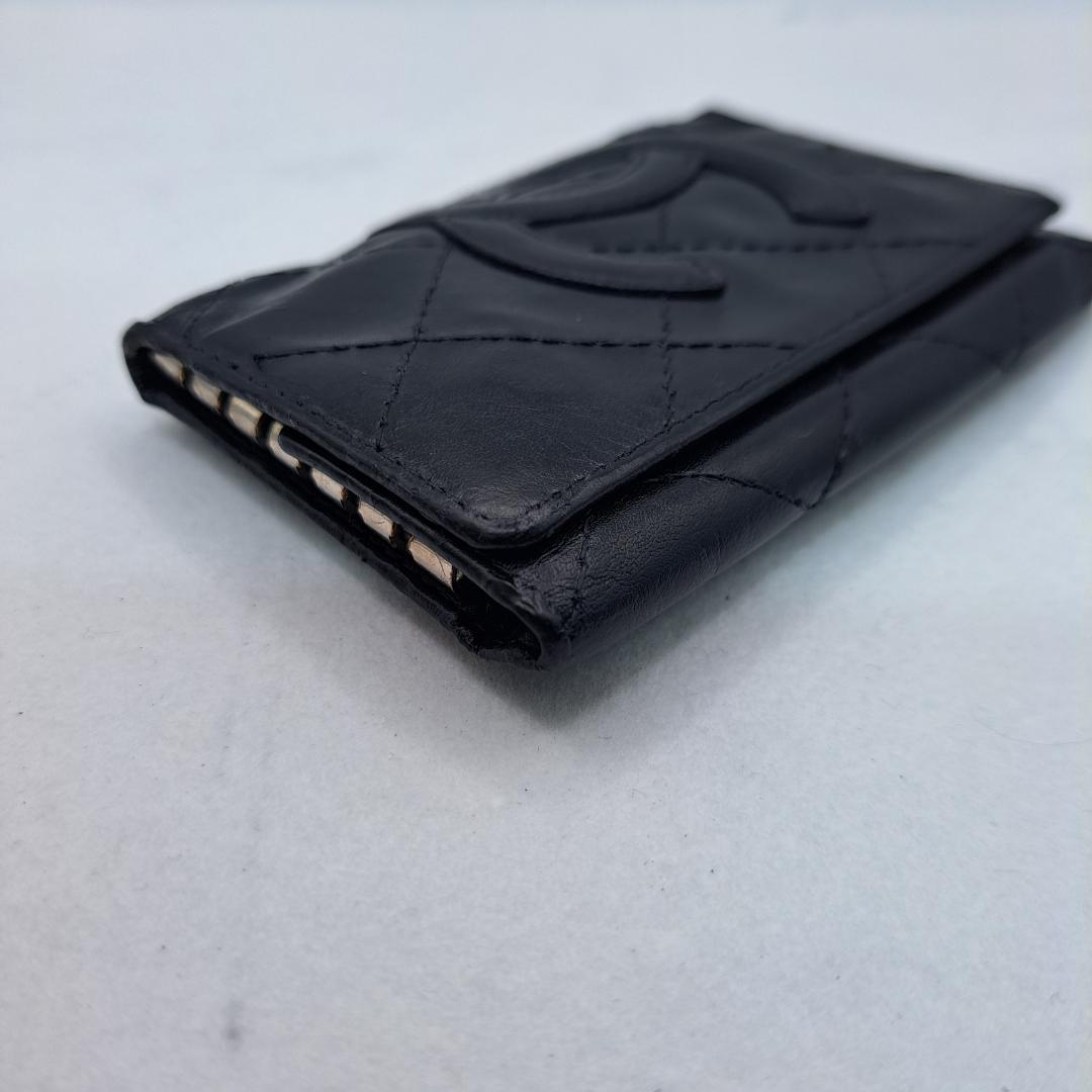 Y*o様 CHANEL　カンボンライン　キーケース　ブラック