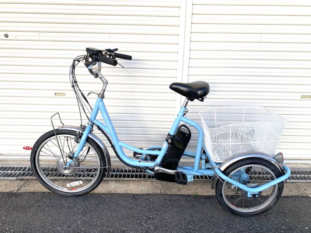 電動アシスト三輪自転車 24V8.5Ah 20-16インチ動作確認済