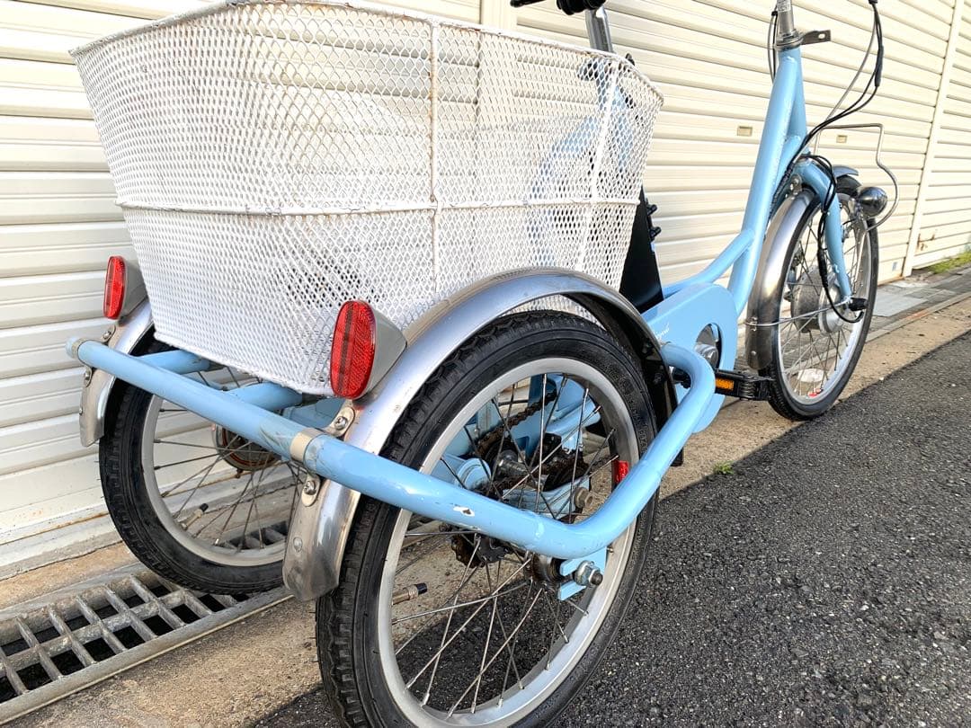 電動アシスト三輪自転車 24V8.5Ah 20-16インチ動作確認済