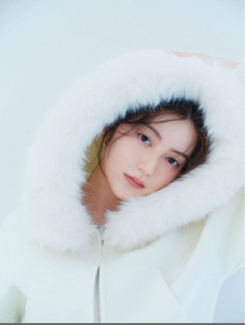 【ミキ】SNIDEL 限定 ファーフードパーカー サイズ1 IVR