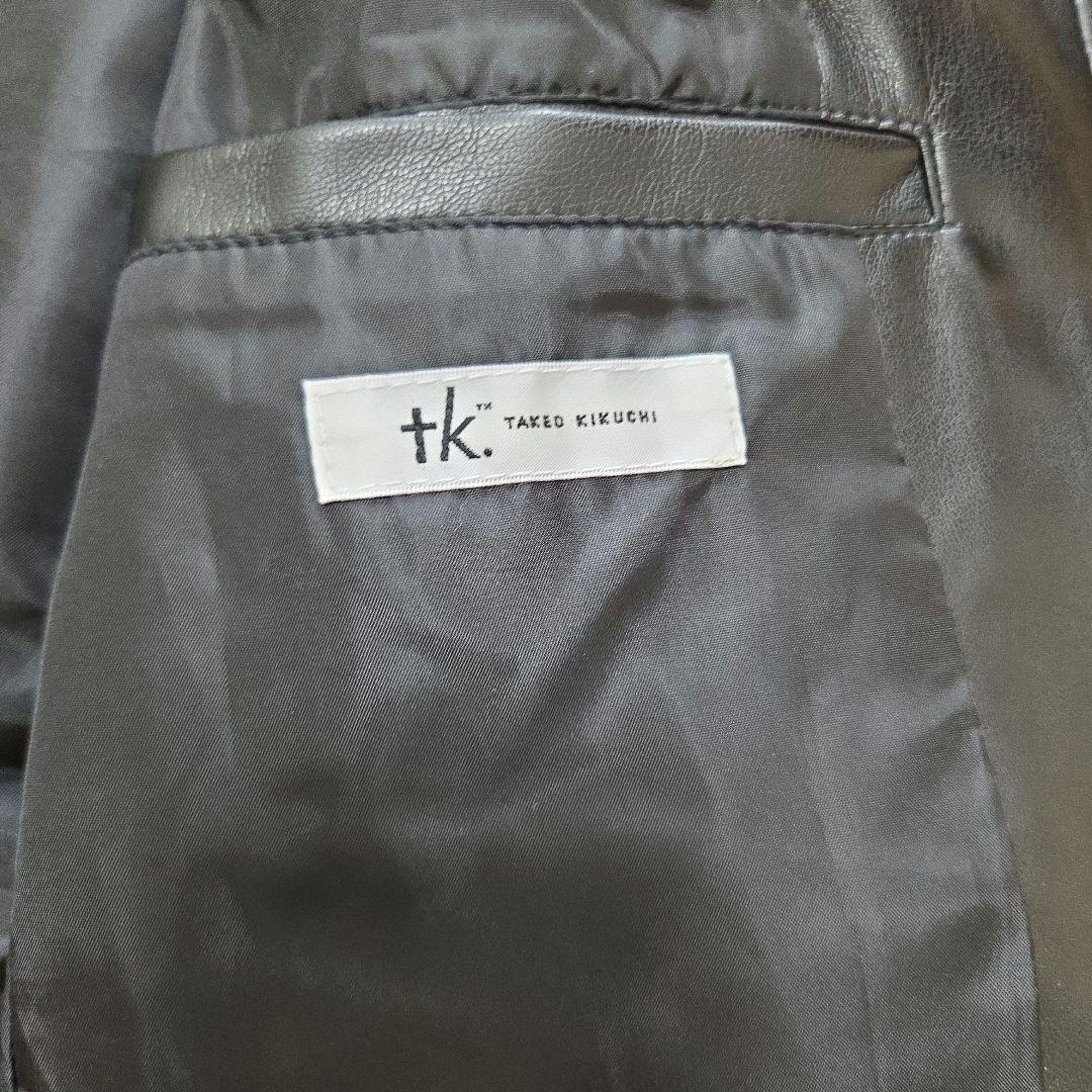 TAKEO KIKUCHI レザージャケット シングルライダース 革ジャン L