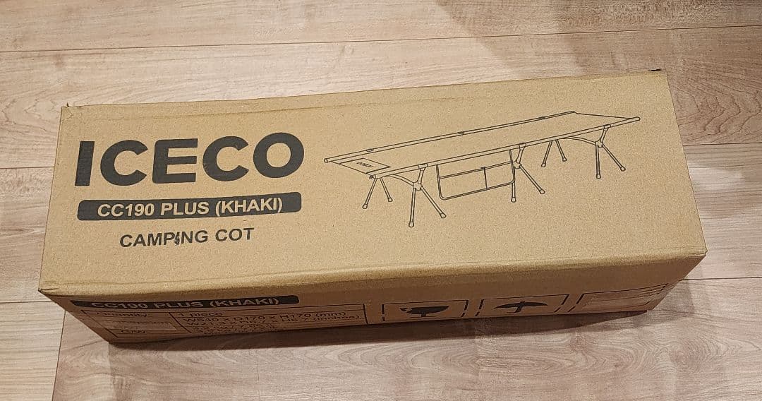 ICECO アイスコ キャンピング コット CC190 PLUS カーキ