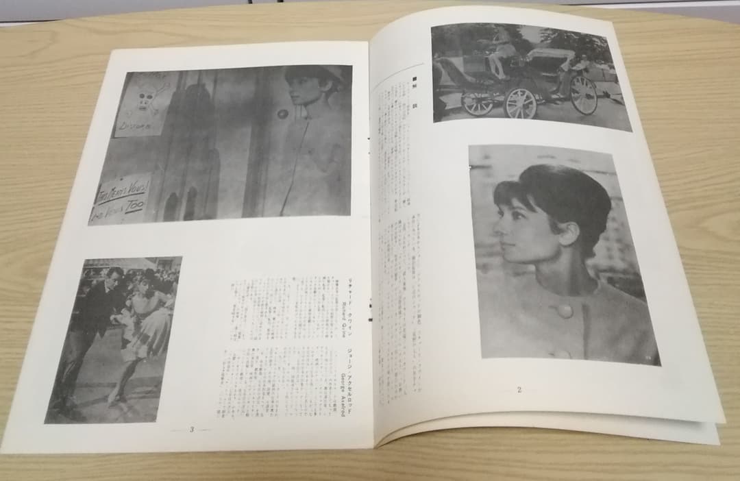 (レア)映画パンフレット　「パリで一緒に」　オードリー・ヘップバーン