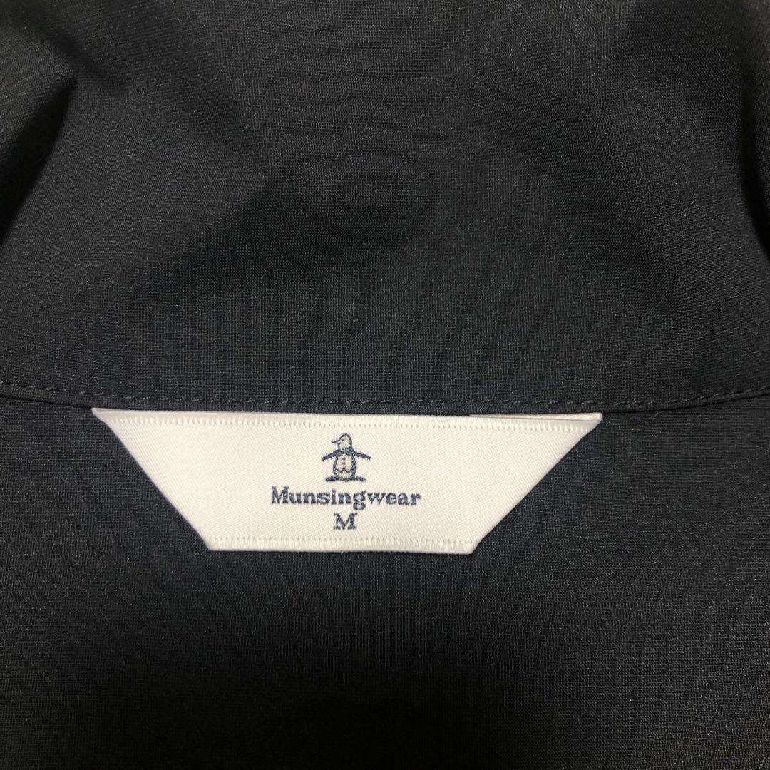 マンシングウェア ゴルフ ジップアップ ジャケット ブラック Mサイズ