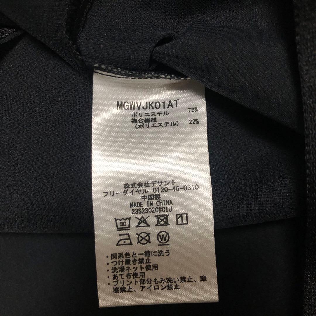 マンシングウェア ゴルフ ジップアップ ジャケット ブラック Mサイズ