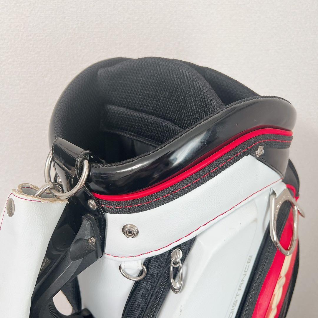 テーラーメイドキャディバッグ9.5型4分割レッド ホワイト TaylorMade