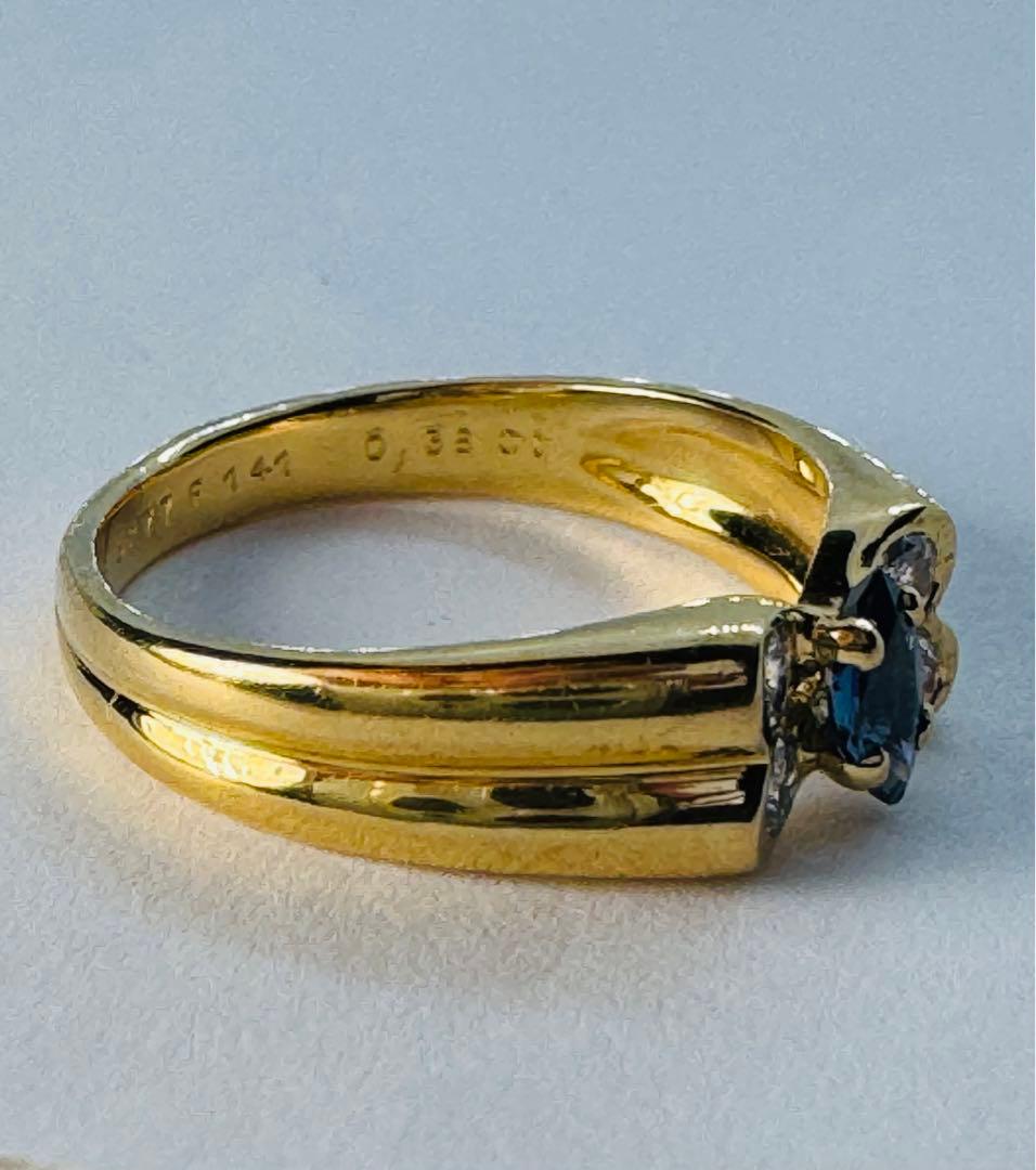 専用/ヴァンクリーフ&アーペル　セリア/パピヨン　k18サファイアリング