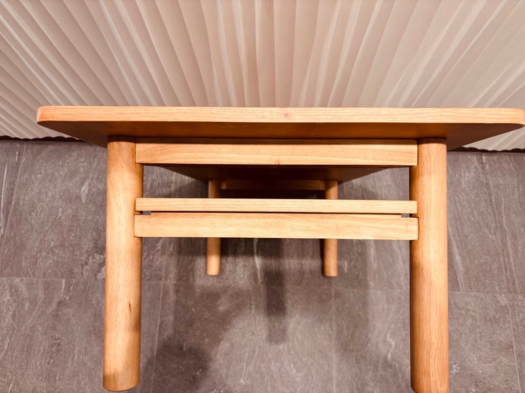☘️送料込⭐️美品⭐️廃盤希少⭐️無印良品⭐️木製ローテーブル⭐️オーク材