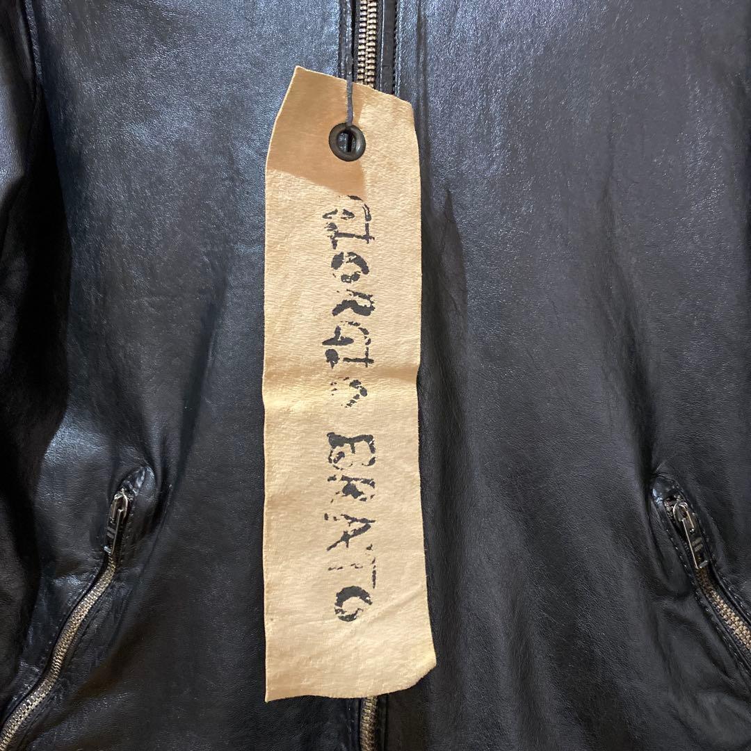 GIORGIO BRATOブラックレザージャケット