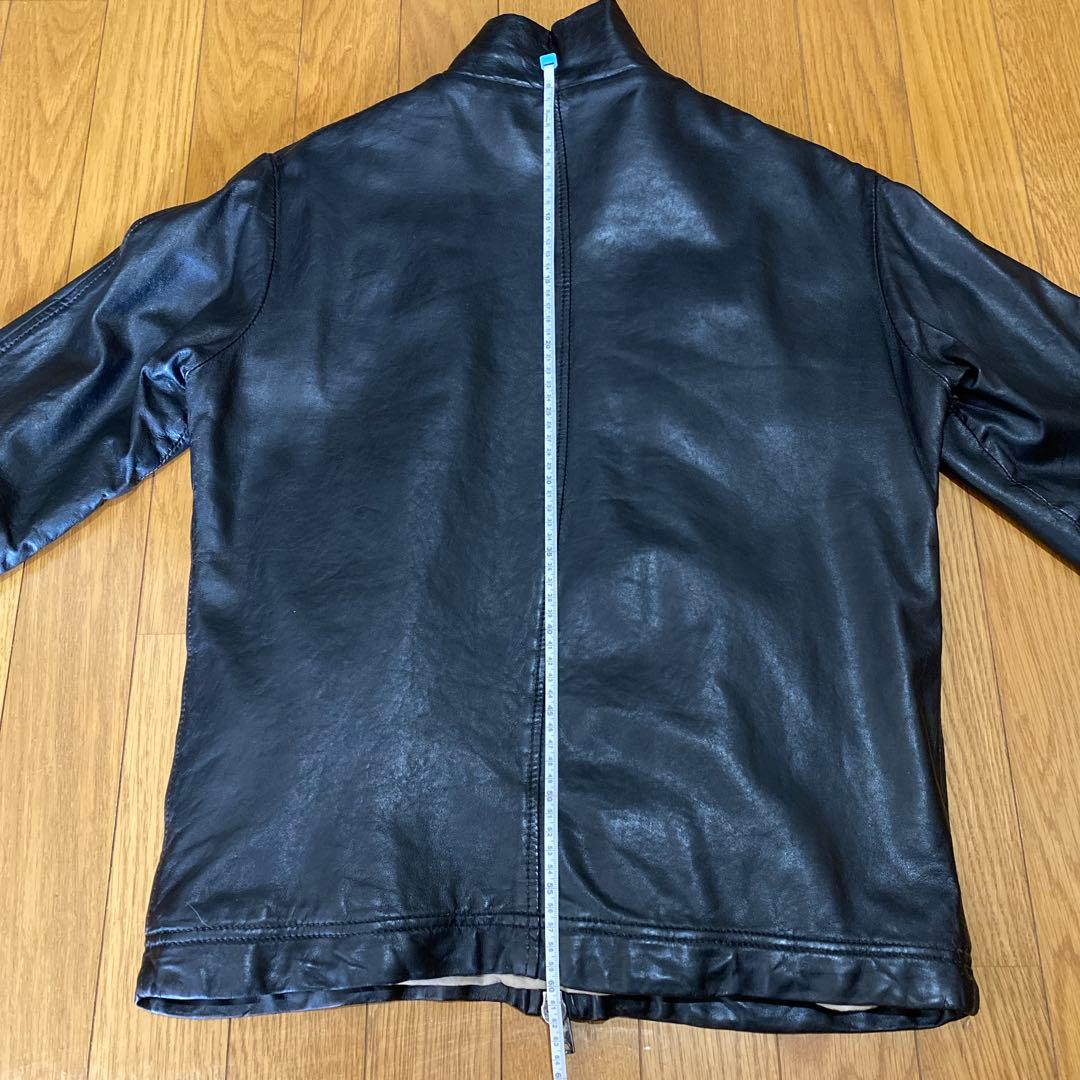 GIORGIO BRATOブラックレザージャケット